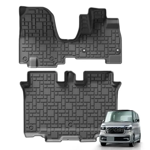 ホンダ 新型 N-BOX JF5 JF6 専用 フロアマット セカンドマット 3Dカーマット エヌボックス NBOX カスタム 2023年10月～専用に 最適化された カスタム設計 TPE素材 防水 防滑 防汚 内装 パーツ アクセサリー(JF5/JF6,