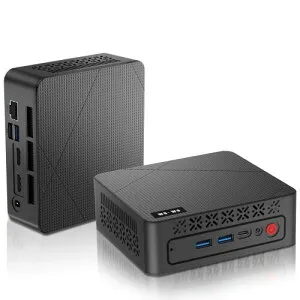 wo-we P6 ミニPC AMD Ryzen 5 3550H（最大3.7GHz） 16GB DDR4 RAM 512GB PCIe SSD Vega 8 グラフィックス 4Kトリプルディスプレイ デュアルHDMI 2.0/USB-C/USB3.2 WiFi 5 & BT 5.2対応