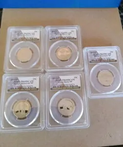 2019 S シルバー 国立公園 クォーター 5枚セット PCGS PR69DCAM