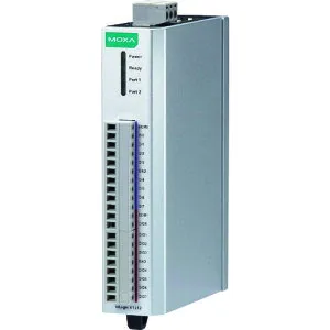 MOXA DI×8 DIO×8 IOLOGIK E1212 イーサネットリモートI/O (2ポートイーサネットスイッチ付)