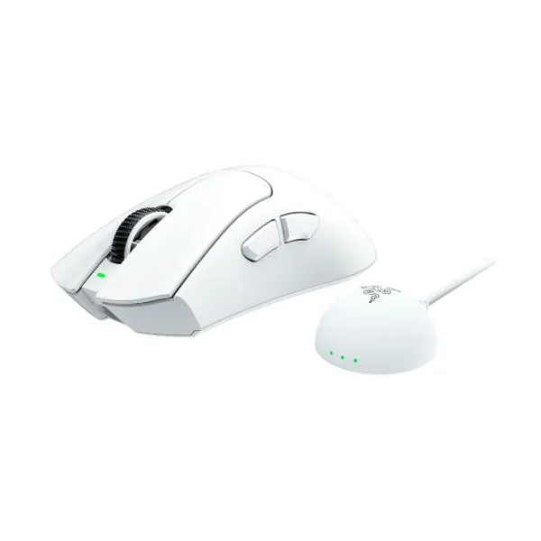 DeathAdder V4 Pro (White Edition) 超軽量ワイヤレス エルゴノミック e スポーツマウス 【日本正規代理店保証品】 RZ01-05330200-R3A1