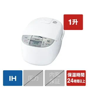 象印 IH炊飯ジャー(1升炊き) 極め炊き ホワイト NP-XB18-WA [NPXB18WA]【RNH】【MPAP】