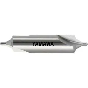 YAMAWA ヤマワ ヤマワ 弱ねじれ溝B形60° センタ穴ドリル 旧JIS2形 CD-S(II) 5X60°X22 (CDS25X22 8013)
