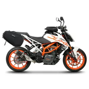 SHAD(シャッド) 【セット品】E48 サイドバッグ+サイドバッグホルダー KTM 125/250/390 DUKE(17-24) バイク フィッティングキット・ステー・ベース
