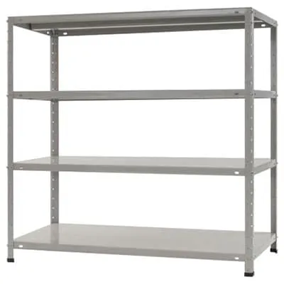 【本体】スチールラック 収納棚 軽中量 150kg 4段 幅1500×奥行600×高さ1200mm/KT-7-12