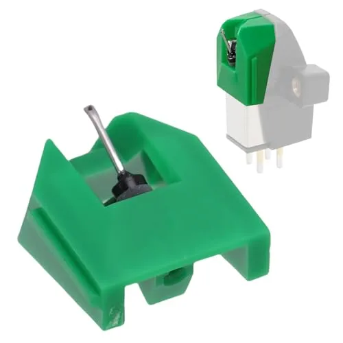 ASHATA AT VMN95E 交換針、研磨楕円ダイヤモンドチップ 0.3x0.7mil、アルミニウム合金カンチレバー、AT LP120X AT LP3XBT AT LPW30 LPW40 LPW50 LP5X LP8X ターンテーブル用