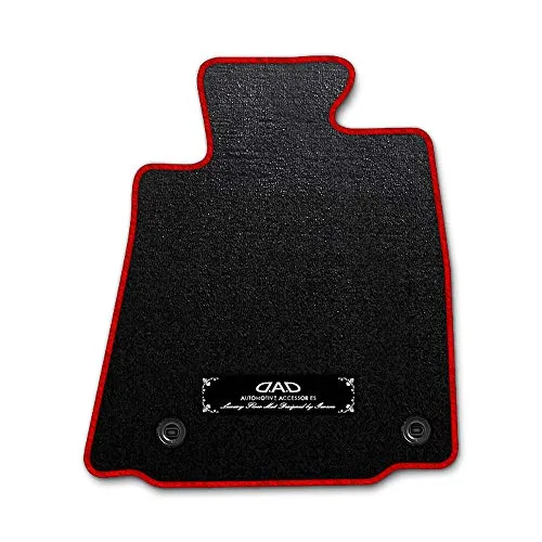 DAD ギャルソン D.A.D エグゼクティブ フロアマット TOYOTA (トヨタ) PRIUS プリウス NHW20 年式H15/9～21/5 グレードEXのみ 15/9～23/12までは(2) 1台分 エレガントデザインブラック/オーバーロック（ふち
