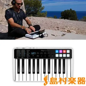 【マラソン期間中 エントリーでさらにP5倍】IK Multimedia iRig Keys I/O 25 MIDIキーボード 25鍵盤 [オーディオインターフェイス機能付き] IKマルチメディア
