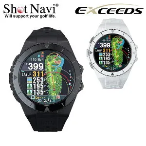 ショットナビ ゴルフ Shot Navi EXCEEDS エクシーズ ゴルフナビ 腕時計型 距離計 SHOT NAVI 計測機 ショットナビ ゴルフ 距離測定器 ゴルフナビ 新生活 プレゼント 父の日 母の日