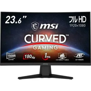 MAG 244C 23.6インチ フルHD ゲーミングモニター 180Hz 1ms(GTG) 1500R 湾曲VAパネル