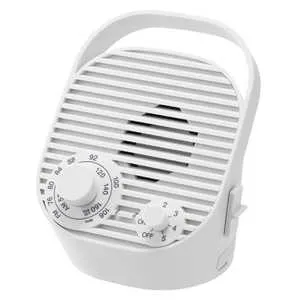 プラスマイナスゼロ テレビ用ワイヤレススピーカー(ラジオ付) ［防滴］ ホワイト XAP-J010W