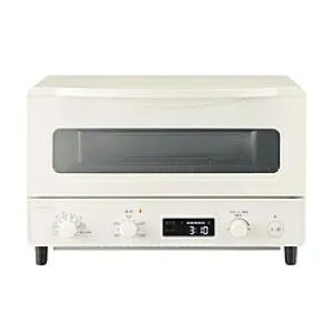 コイズミ マイコン式4枚焼きオーブントースター ホワイト KOS1237W KOS1237W 【864】