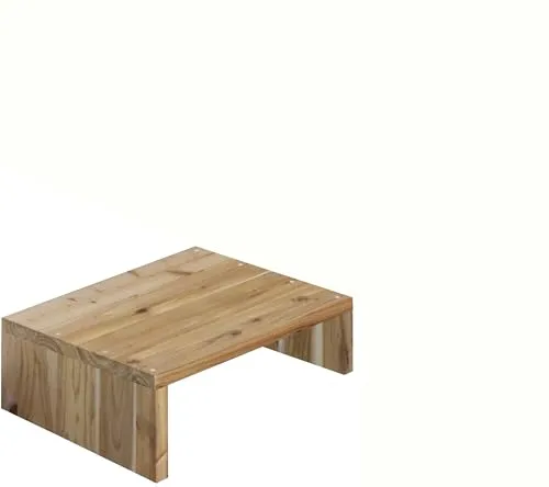 WOODPRO コの字 シェルフ 幅50cm 高さ20cm 奥行40cm 無塗装 完成品 国産杉 板厚2.8cm オープンラック ディスプレイ キッチン 棚 押し入れ収納 デスク上ラック プリンター台 受注生産