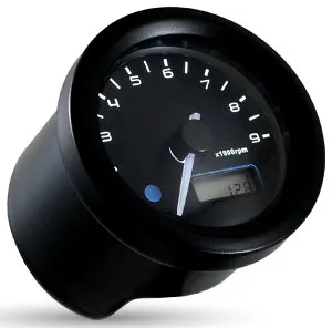 DAYTONA デイトナ VELONA 電気式タコメーター Φ48 クロスカブ110 ハンターカブ／CT125 モンキー モンキー125 DAX125 レブル250 CL250 CL500 GB350 GB350S XL1200X FLST FXDL HONDA ホンダ HARLEY-DAVIDSON ハーレーダビッド