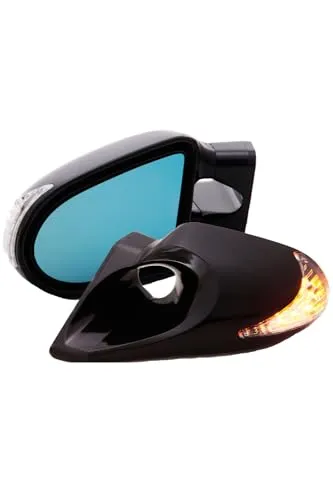 JTCミラーLED ブラック/手動/左ハンドル車 アウディ A4(8E)