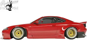 【M's】 日産 S15 シルビア (1999y-2002y) Rocket Bunny V1 サイドステップ 左右 TRA京都 ロケットバニー ロケバニ パンデム PANDEM エアロ 社外 パーツ 部品 外装 改造 用品 15シルビア Ver1 Ver.1 バージョン1