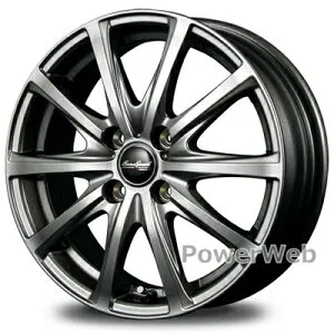 MANARAY SPORT (マナレイスポーツ) EuroSpeed V25 (ユーロスピード V25) 16インチ 6.0J PCD:100 穴数:4 inset:43 メタリックグレー [ホイール単品4本セット]