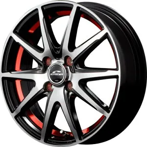 【アルミホイール単品4本セット】【15インチ】【A-TECH SCHNEDER RX02】【シュナイダーRX02】【15X4.5J 4穴 PCD：100】【RED】【 軽自動車全般／ソリオ対応】表示は4本価格です