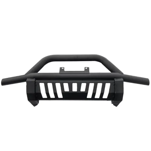 汎用 バンパーガード チッピングブラック ハイゼット キャリイ サンバー ミニキャブ クリッパー S500P S500J DA16T DS16T DR16T スチール製 フロントバンパーガード 軽トラ カスタム カスタムパーツ ドレスアップ カーパーツ カ