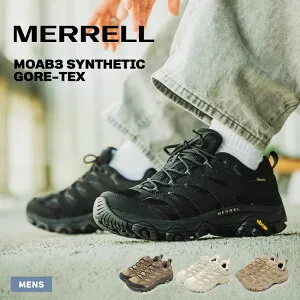 メレル MERRELL モアブ3 シンセティック ゴアテックス MOAB 3 SYNTHETIC GORE-TEX メンズ 男性用 ブラック 黒 ブラウン 25cm 25.5cm 26cm 26.5cm 27cm 27.5cm 28cm 28.5cm 500239 500247 500433 500437|slz|