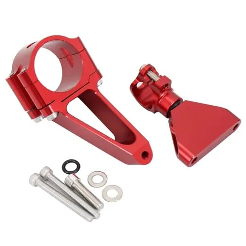 オートバイ ステアリング ダンパー スタビライザーに適合するホンダ CBR600 F4i CBR 600 1999-2007 ダンパー マウント ブラケット サポート キット用 ステアリングダンパー スタビライザー(カラー2)