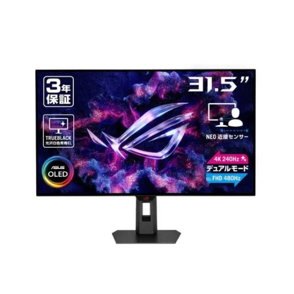 ASUS PCモニター・液晶ディスプレイ ROG Strix OLED XG32UCWMG [31.5インチ]