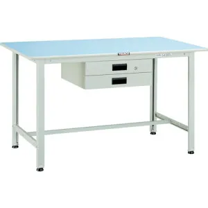 【代引き不可 法人名必須】 TRUSCO BO型軽量作業台 900X750 薄型2段引出付 BO0975UDK2