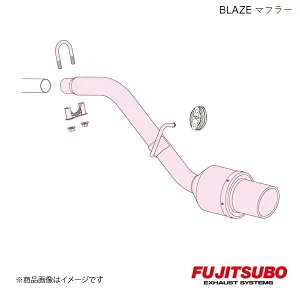 FUJITSUBO/フジツボ マフラー BLAZE bB 1.5 2WD DBA-QNC21 2005.12～2008.10 550-21621