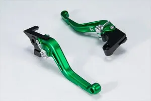 バイクパーツU-KANAYA(ユーカナヤ) レバーセット STD/ショート GN/GN KA075-086-02174550646052643 ツヤケシ Z900 18-24