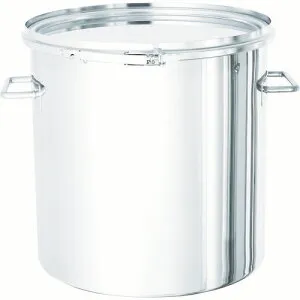 日東金属工業 ステンレスタンクサニタリーバンド式密閉タンク 10L 1個(SMA-CTL-24) 目安在庫=○