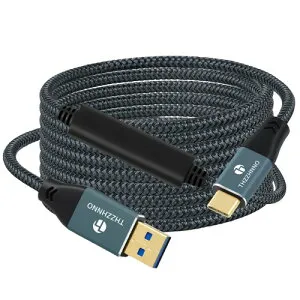 Thzzhnno USB C - USB-A ケーブル 10Gbps 8M、USB 3.1 USB 3.2 Gen2 データ転送ケーブル 、USB Type CコードiPhone/MacBook Pro/iPad Pro用