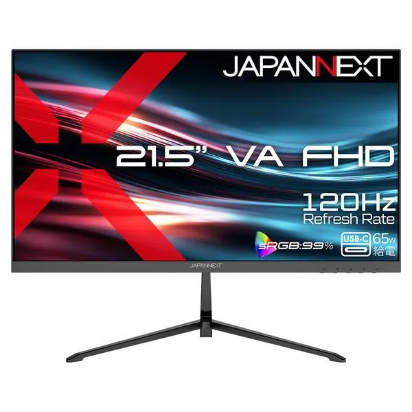 JAPANNEXT JN-215EV120F-C6 21.5インチ 液晶ディスプレイ