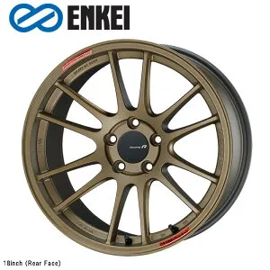 ENKEI GTC01RR 18×9.5J PCD114.3 5H INSET+22 ボア径φ75 STD FACE:M チタニウム ゴールド (TG) 18インチ ホイール単品 1本 エンケイ レーシング レボリューション