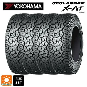サマータイヤ4本 285/75R18 129/126Q 18インチ ヨコハマ ジオランダー X-AT G016 ブラックレター 正規品 YOKOHAMA GEOLANDAR X-AT G016(RBL) 新品