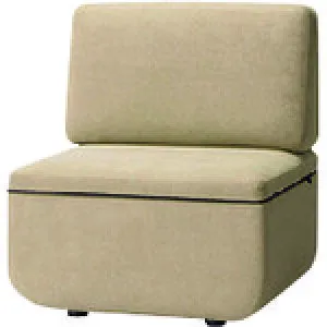 【別途送料あり】プラス（PLUS） 33868）WF ソファ 1人掛背付 LS－WFS11S BE 【品番：LS-WFS11S BE】