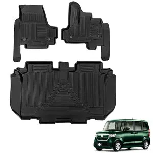 フロアマット 新型 N-BOX JF3 JF4型 フロアマット 3Dカーマット 車専用 3Dフロアマット 立体カーマット TPE材質 耐汚れ 効果 防水 滑り防止 保護パーツ カー用品 社外品 代替品 3PCS