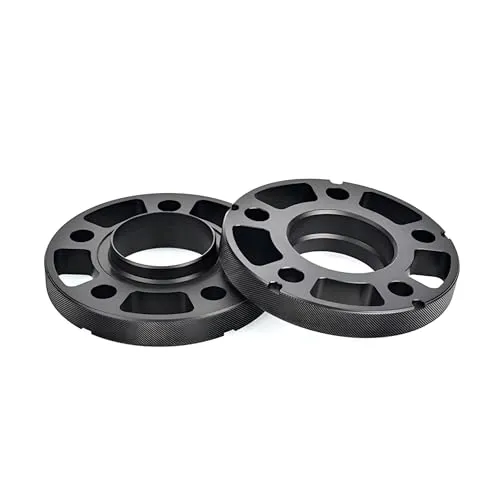ホイールスペーサー 用のBMW 用の土地用のローバー用用のミニ 5x120 CB 72.6 ミリメートルホイールスペーサーハブアダプタータイヤ(Black 15mm 2PCS)