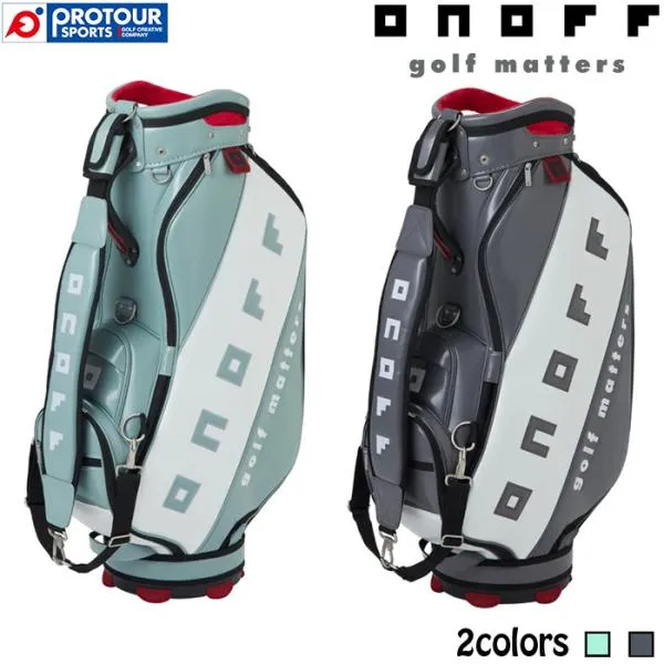 ONOFF CADDIE BAG OB0926 / オノフ プロレプリカ キャディバッグ 2025年モデル 全2色(ミストグリーン/スレートグレー) 9型 新作 ゴルフバッグ 送料無料