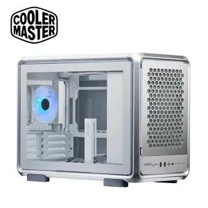 Cooler Master｜クーラーマスター Micro-ATX/Mini-ITX対応 ミニタワー型PCケース MasterFrame 400 Mesh Silver MF400M-SHNN-S00