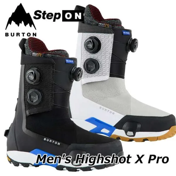 25-26 BURTON ステップオン メンズ Men's Highshot 【X Pro 】WIDE】 Step On ハイショットエックスプロ 【日本正規品】ship1【返品種別OUTLET】