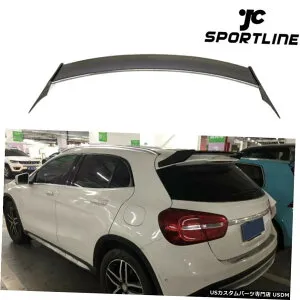 エアロパーツ カーボンリアルーフスポイラー、トランクウィングのためにベンツX156 GLA200 GLA250 GLA45AMG 14-19 Carbon Rear Roof Spoiler Trunk Wing For Benz X156 GLA200 GLA250 GLA45AMG 14-19 【並行輸入品】