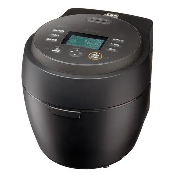 MITSUBISHI 三菱電機 ミツビシデンキ ジャー炊飯器 本炭釜 紬 5.5合炊き/炭漆黒 NJ-BW10G-B(2666759)