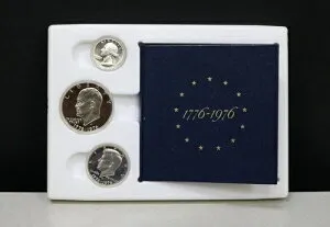 1976-S 米国造幣局 シルバープルーフ 200周年記念 3枚セット BU 40% シルバー #1190
