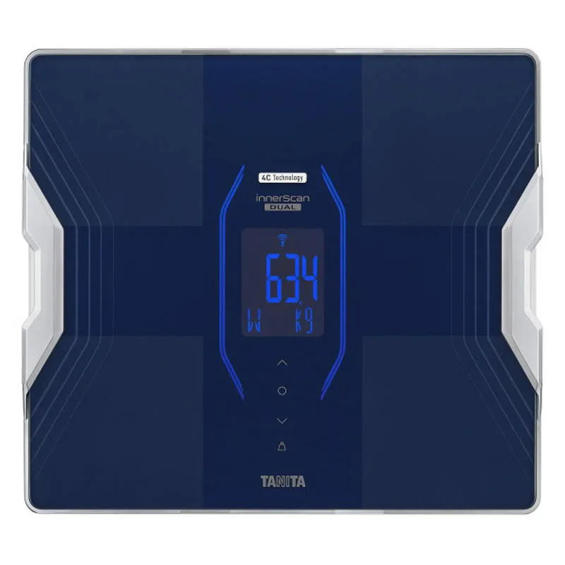 体組成計 体重計 スマホ連動 Bluetooth通信 タニタ デュアルタイプ体組成計 インナースキャンデュアル RD-916L メタリックブルー