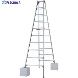 ハセガワ 脚部伸縮式アルミ専用脚立 ワンタッチバー RYZ型 10段(10892) RYZ-30D 1台 ◇▼678-9650