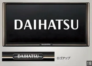DAIHATSU ダイハツ 純正 アクセサリー パーツ ATRAI アトレーナンバーフレームセット(ダークブラックメッキ調) 08400-K2281(X2) S700V S710V オプション