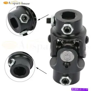 Steering Shaft 3/4 DD x 13/16-36スプラインシングルステアリングシャフトUジョイント長さ10.5cmブラック 3/4 DD X 13/16-36 Spline Single steering shaft u joint Length 10.5cm Black【並行輸入品】