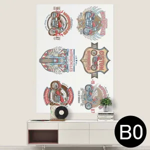 サイズが選べる！ポスター ウォールステッカー シール式ステッカー 飾り A0 A1 A2 A3 A4 A5 B0 B1 B2 B3 B4 B5 写真 フォト 壁 インテリア おしゃれ 剥がせるwall sticker poster 033401 アート 月夜 海 秋 葉っ