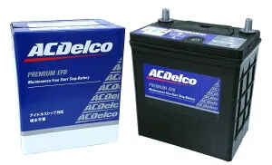 ACデルコ バッテリー マツダ CX-3 2017(H29)/06- LDA-DK5FW 1500cc/i-ELOOP装着車/ISS/標準地 適合参考 EFBQ-85 カーメンテナンス 車検整備 自動車用品 【H22003】