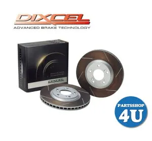 【エントリーでP5倍】【DIXCEL】【ディクセル】【ヒーティッドスリット ディスクローターHS】【ブレーキローター フロント2枚SET】【セルボ モード CERVO MODE】【型式 CN22S/CP22S】年式 91/9?9